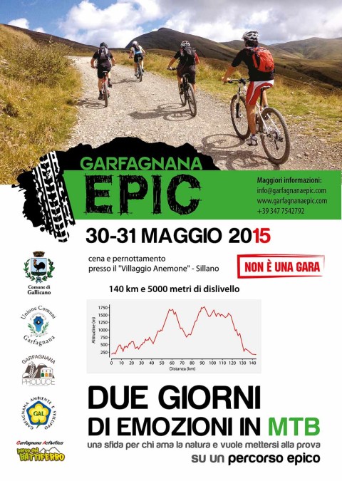 Garfagnana EPIC + 40 bikers